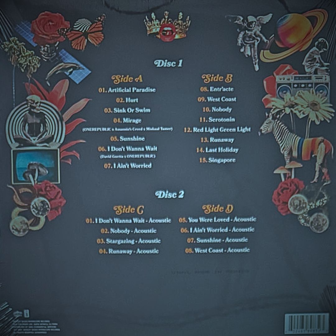 Onerepublic - Artificial Paradise (RSD Limited Edition Gold & White Vinyl) - 2LP