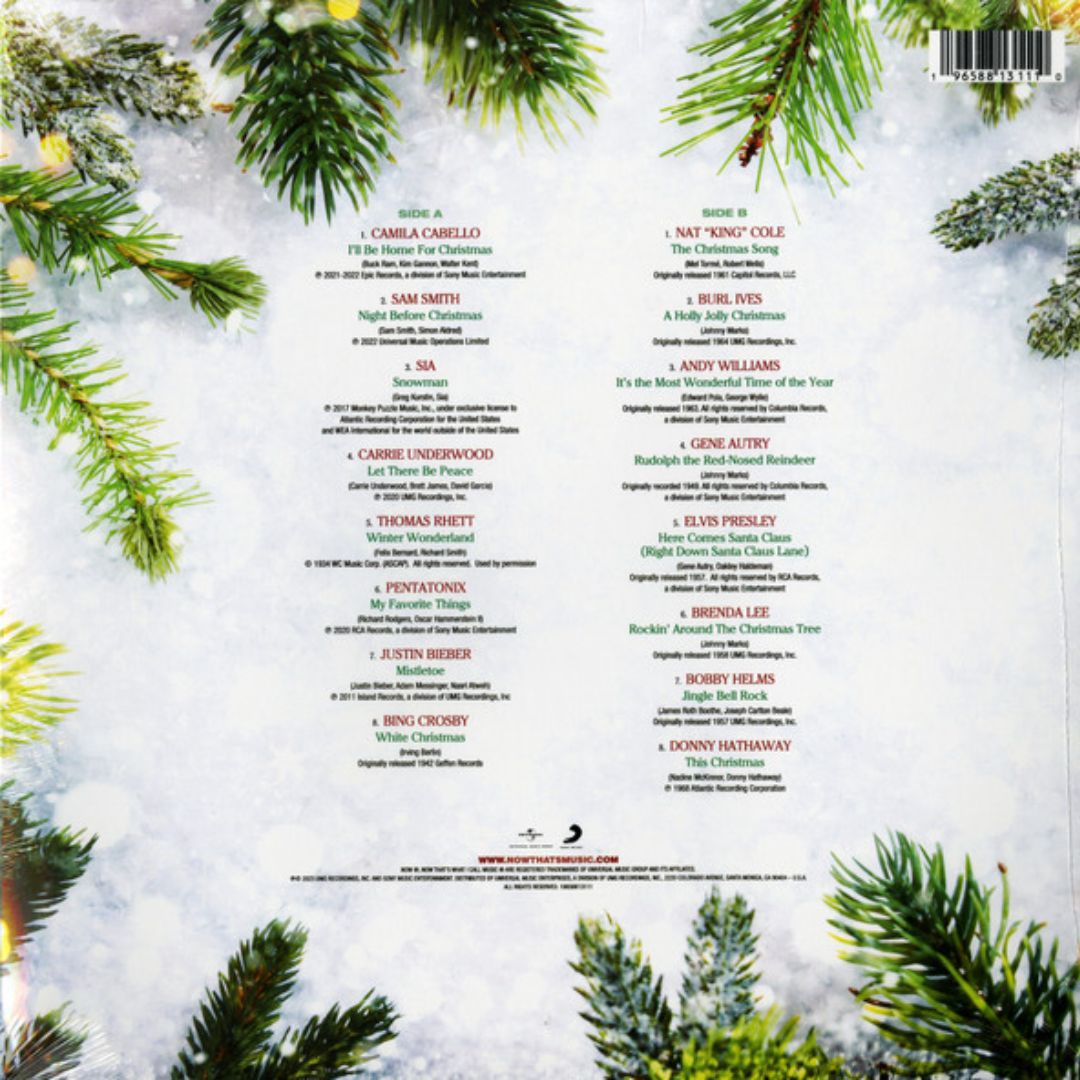 Various Artists - NOW Most Wonderful Christmas (Limited Edition Green Vinyl) - LP