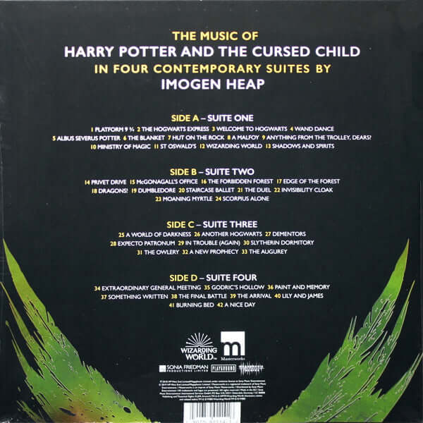 Imogen Heap - Music Of Harry Potter And The Cursed Child Parts One And Two In Four Contemporary Suites (Imited Edition Numbered Translucent Yellow Vinyl) - 2LP