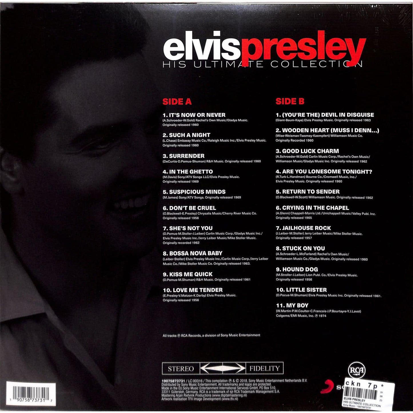 Elvis Presley - His Ultimate Collection - LP. Shop now music store in UAE