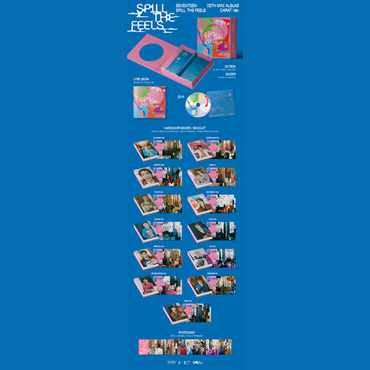 Seventeen - 12th Mini Album Spill The Feels - (Carat Ver.) (Random Ver.)