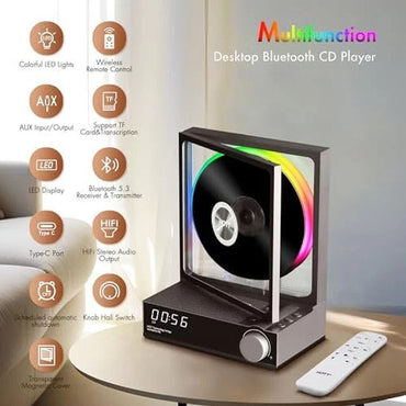 Hott (C229A) Bluetooth CD Player - Titanium