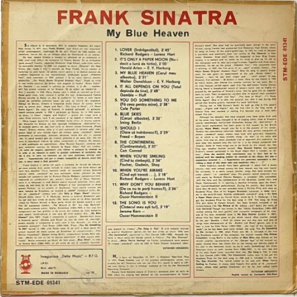Frank Sinatra - My Blue Heaven - LP - (Used Vinyl)