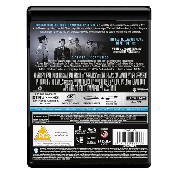 Casablanca 4K Ultra HD + Blu-Ray