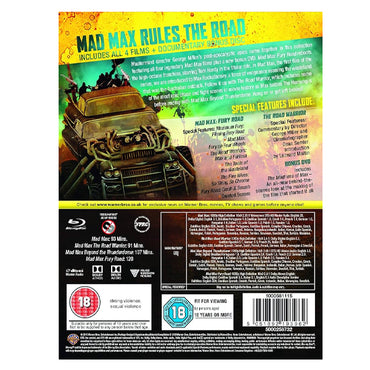 Mad Max Anthology (4 Films) - Blu-Ray