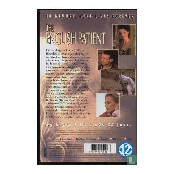 English Patient - VHS