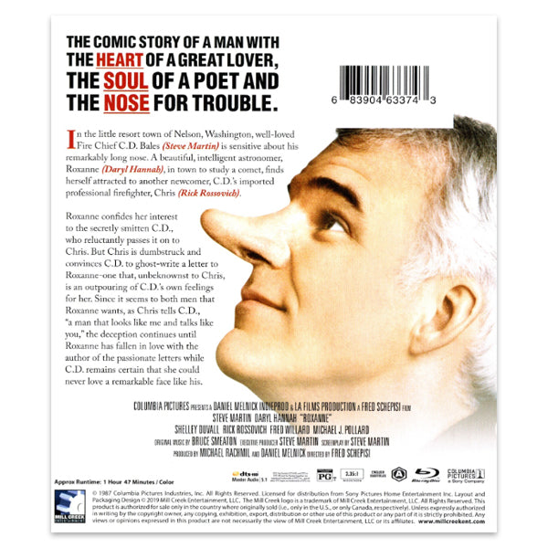 Roxanne (Retro VHS Packaging) - Blu ray Disc