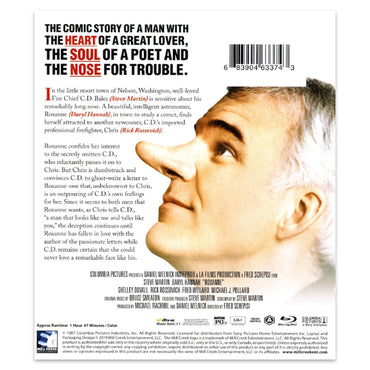 Roxanne (Retro VHS Packaging) - Blu ray Disc