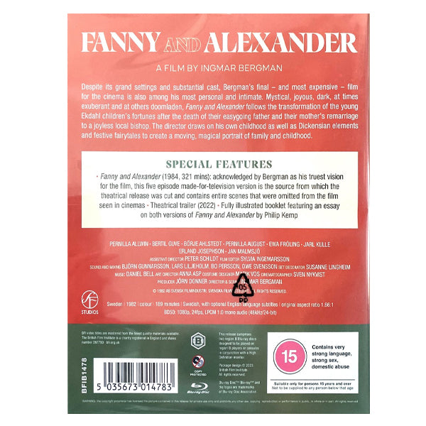 Fanny and Alexander (Ingmar Bergman) - Blu-Ray