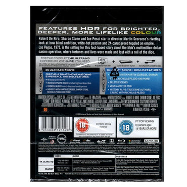 Casino - (Limited 800 Copies Steelbook) 4K Ultra HD + Blu-Ray