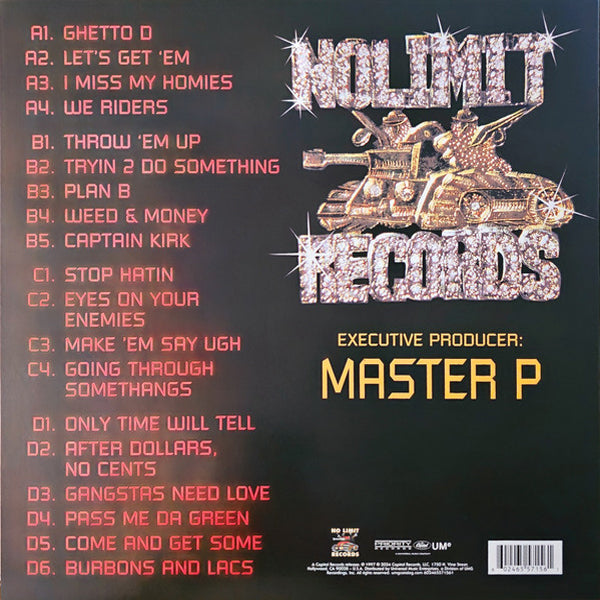 Master P - Ghetto D (Limited Edition Orange Vinyl) - 2LP