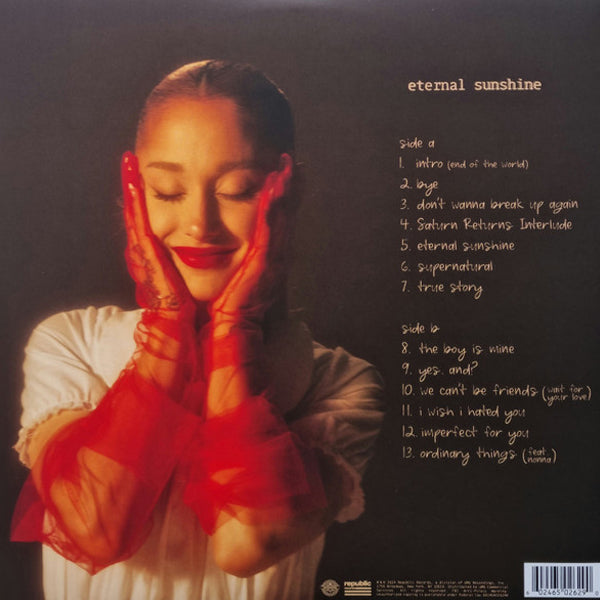 Ariana Grande - Eternal Sunshine (Translucent Ruby Red Exclusive Cover) - LP. Shop now online in uae