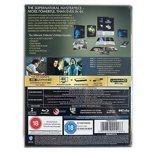 The Exorcist - Ultimate Collectors Edition Steelbook = 4K Ultra HD + Blu-ray