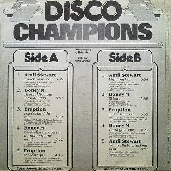 Various Artist - Disco Champions - LP (Used Vinyl)