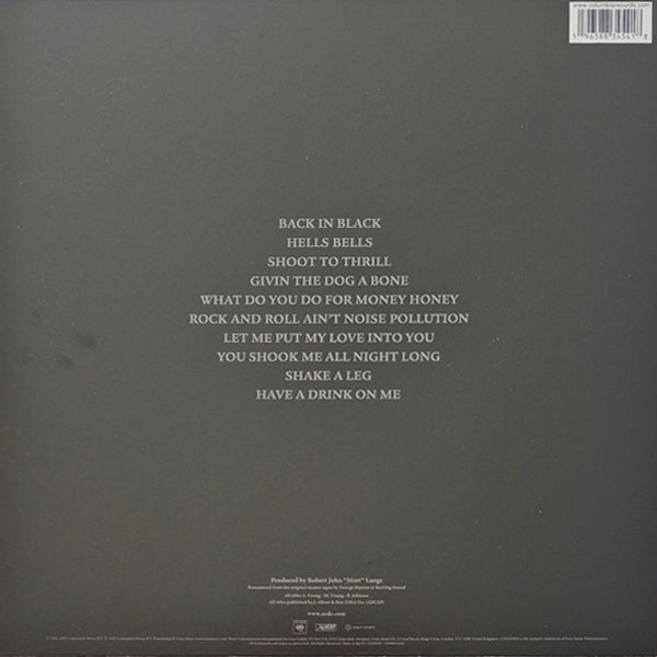 AC/DC - Back in Black (Limited Edition Gold Vinyl) - LP