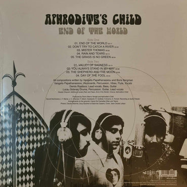 Aphrodite's Child - End Of The World (Rain & Tears) (55th Anniversary Limited Edition - Numbered Limited to 500 Copies) - LP