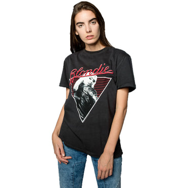 BLONDIE - Blondie 74' Amplified Vintage Charcoal T Shirt