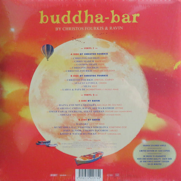 Buddha Bar - By Christos Fourkis & Ravin (Limited Edition Orange Vinyl) - 2LP