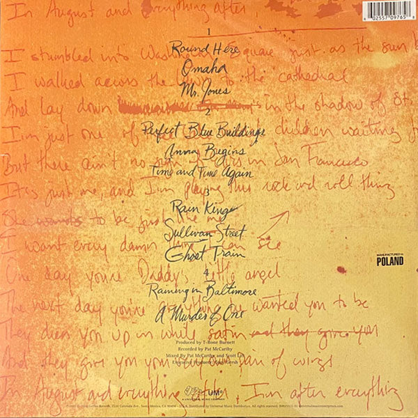 Counting Crows - August And Everything After - 2LP