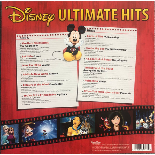 VARIOUS ARTISTS - Disney Ultimate Hits - LP
