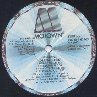 Diana Ross - Diana - LP - (Used Vinyl) (No Cover)