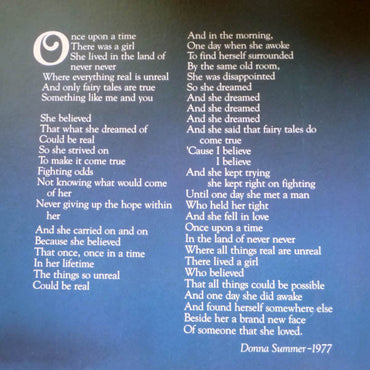 Donna Summer - Once Upon A Time - LP (Used Vinyl) (No Cover)