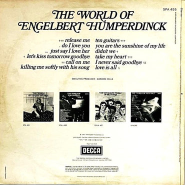 Engelbert Humperdinck - The World Of Engelbert Humperdinck - LP (Used Vinyl)