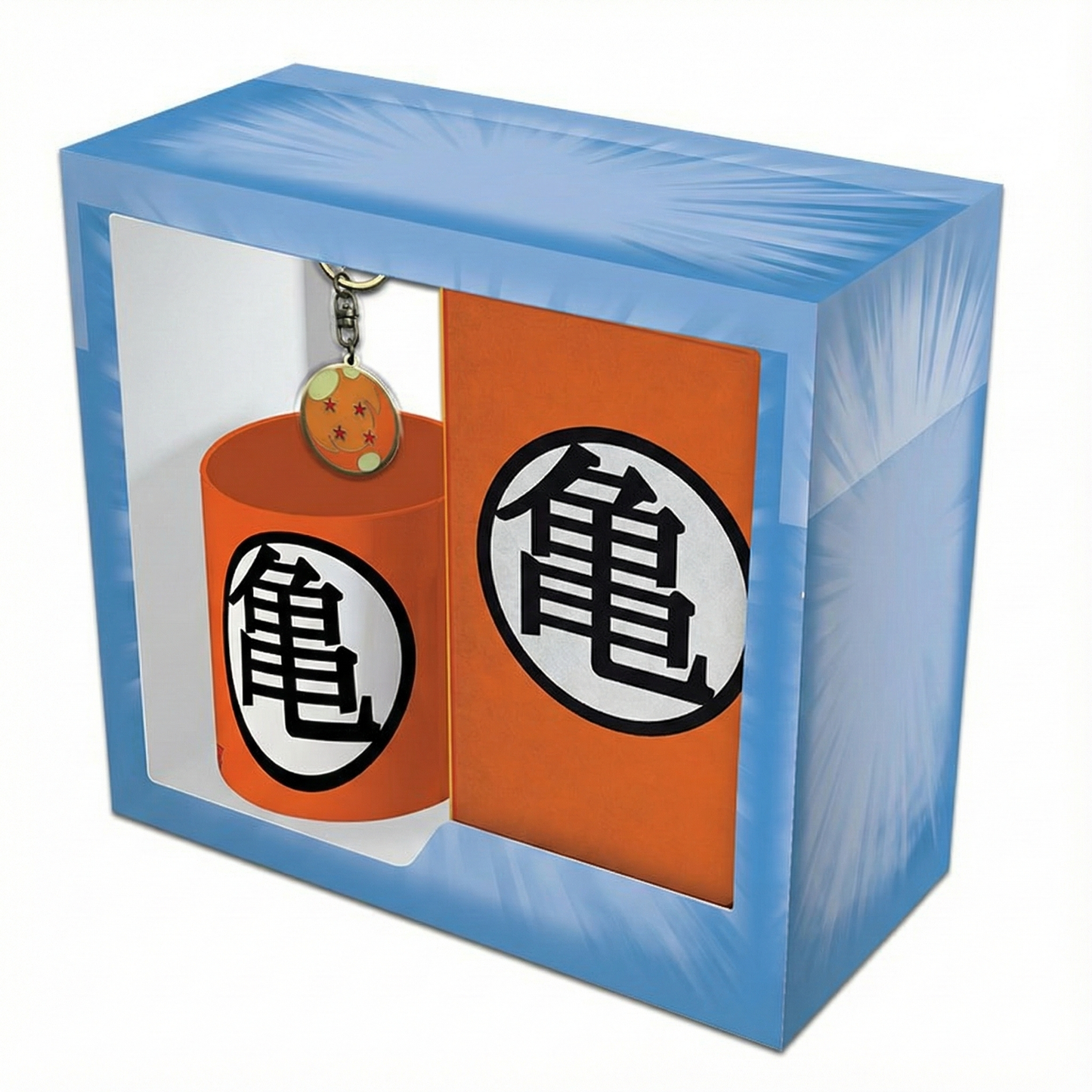 Dragon Ball Pck Mug320ml "Kame Symbol" Keyring + Notebook Design DRAGON BALL Licensed