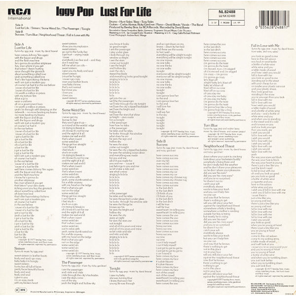 Iggy Pop - Lust For Life - LP