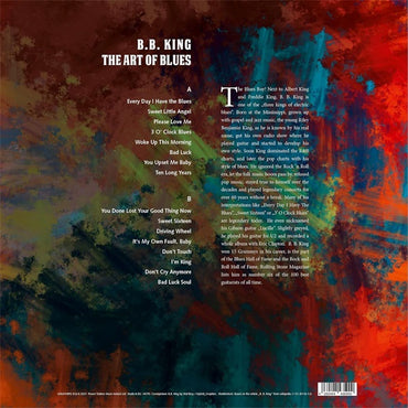 B. B. King - The Art Of Blues ( Limited Edition Blue Marbled Vinyl) - LP