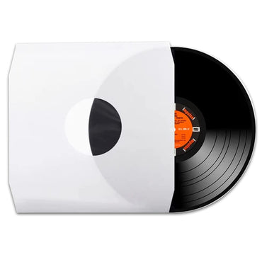 Echo Audio - 12" Vinyl Record Inner Sleeves Acid Free 16lb Paper - White 100 Pack