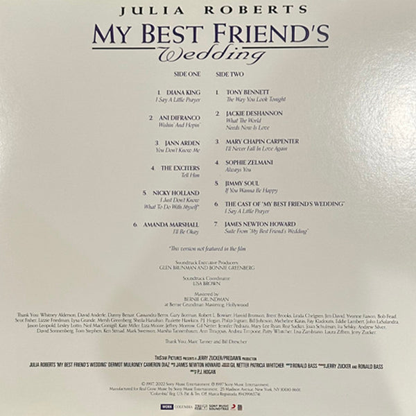 Various Artist - OST My Best Friend's Wedding (Limited Edition Black & White Tuxedo Vinyl) - LP
