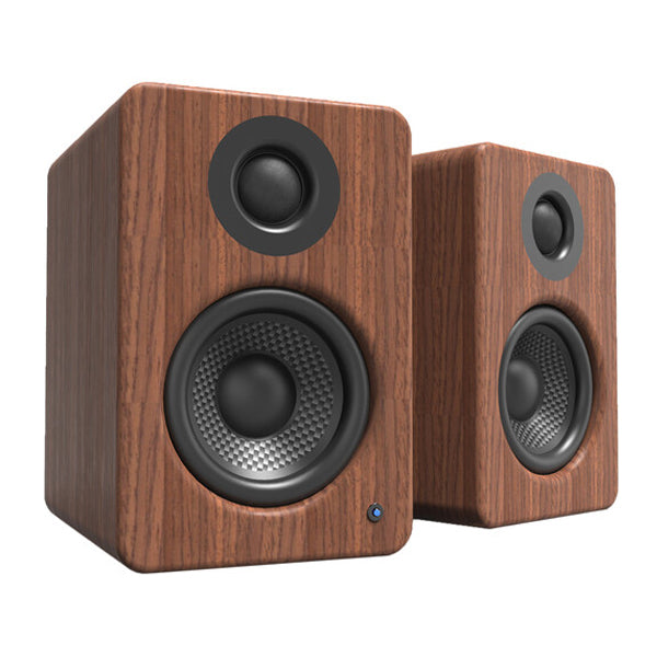 Kanto YU2WALNUT Powered Desktop Speakers - 100 Watts - Amplifier (Walnut)