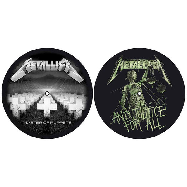 Buy Metallica - Slipmat Master Of Puppets/And Justice For All - Pair. now in online in UAE