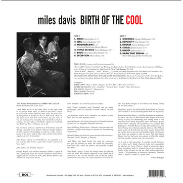 Miles Davis - Birth Of The Cool - LP