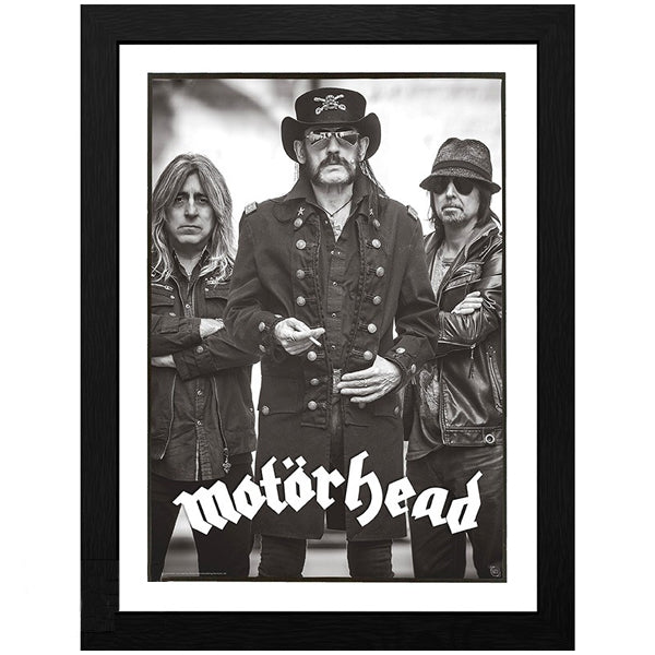 MOTORHEAD - Framed print "Group Black and White" (30x40). Now available online in UAE