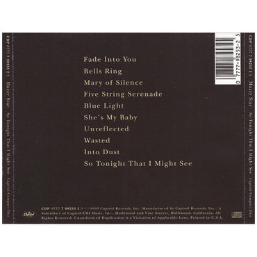 Mazzy Star - So Tonight That I May See - CD