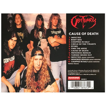 Obituary - Cause Of Death - CD