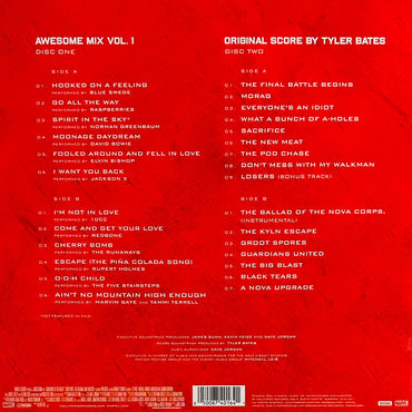 Various Artist - OST Guardians Of The Galaxy - (Limited Deluxe Edition Red/Yellow Swirl Vinyl) - 2LP