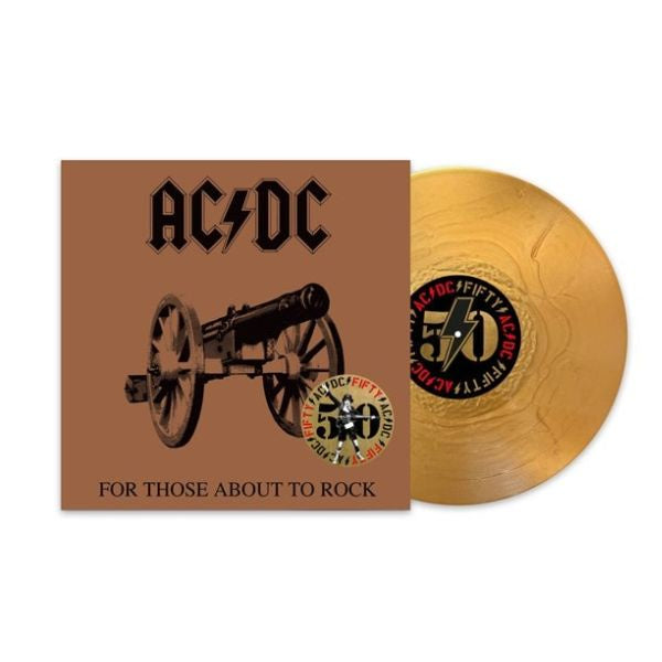 AC/DC - For Those About To Rock (Limtied Edition Gold Vinyl) - LP
