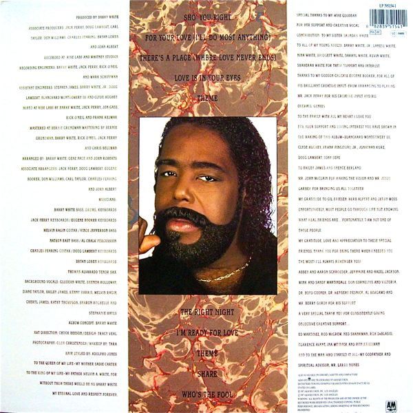 Barry White - The Right Night & Barry White - LP (Used Vinyl)