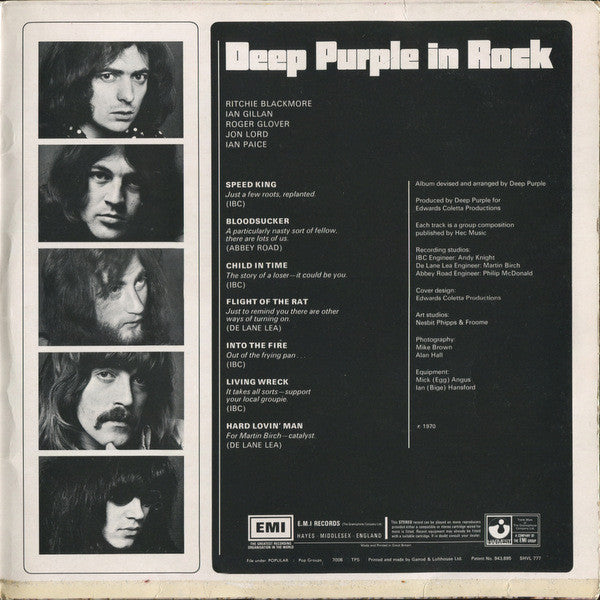 Deep Purple - In Rock - LP (Used Vinyl)