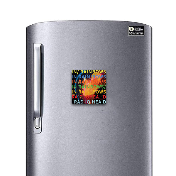 Radio Head - Rainbows LP Cover - Fridge Magnet