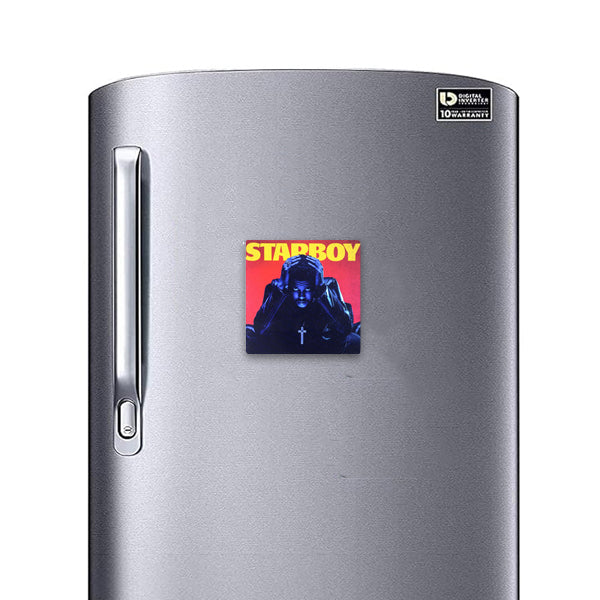 The Weeknd - Star Boy LP Cover - Fridge Magnet