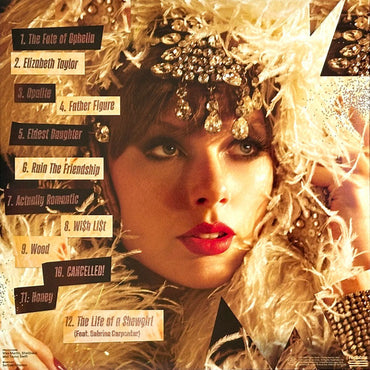 Taylor Swift - The Life of a Showgirl: The Crowd is Your King Edition (Summertime Spritz Pink Shimmer Vinyl) - 2LP