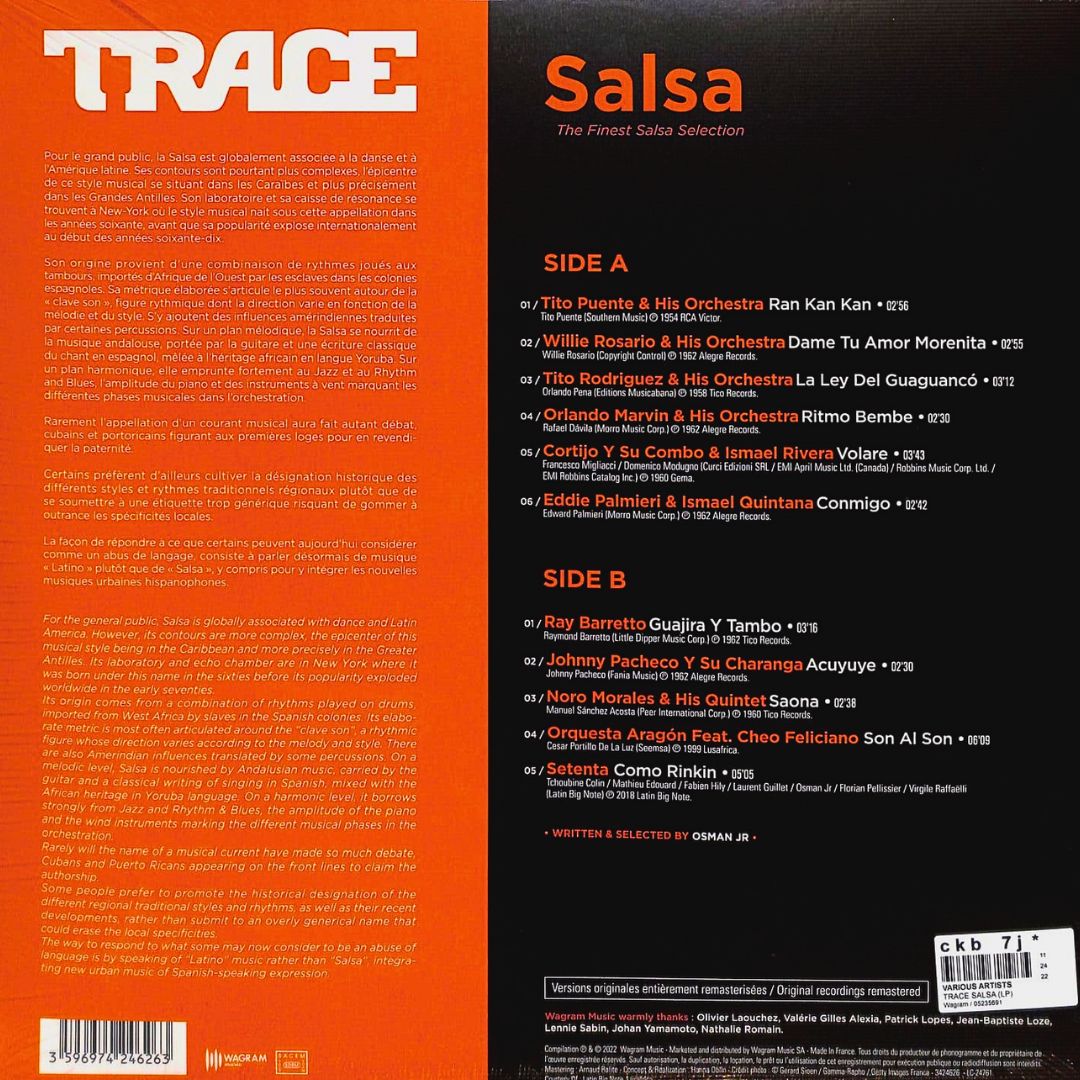 Various - Trace Salsa - LP