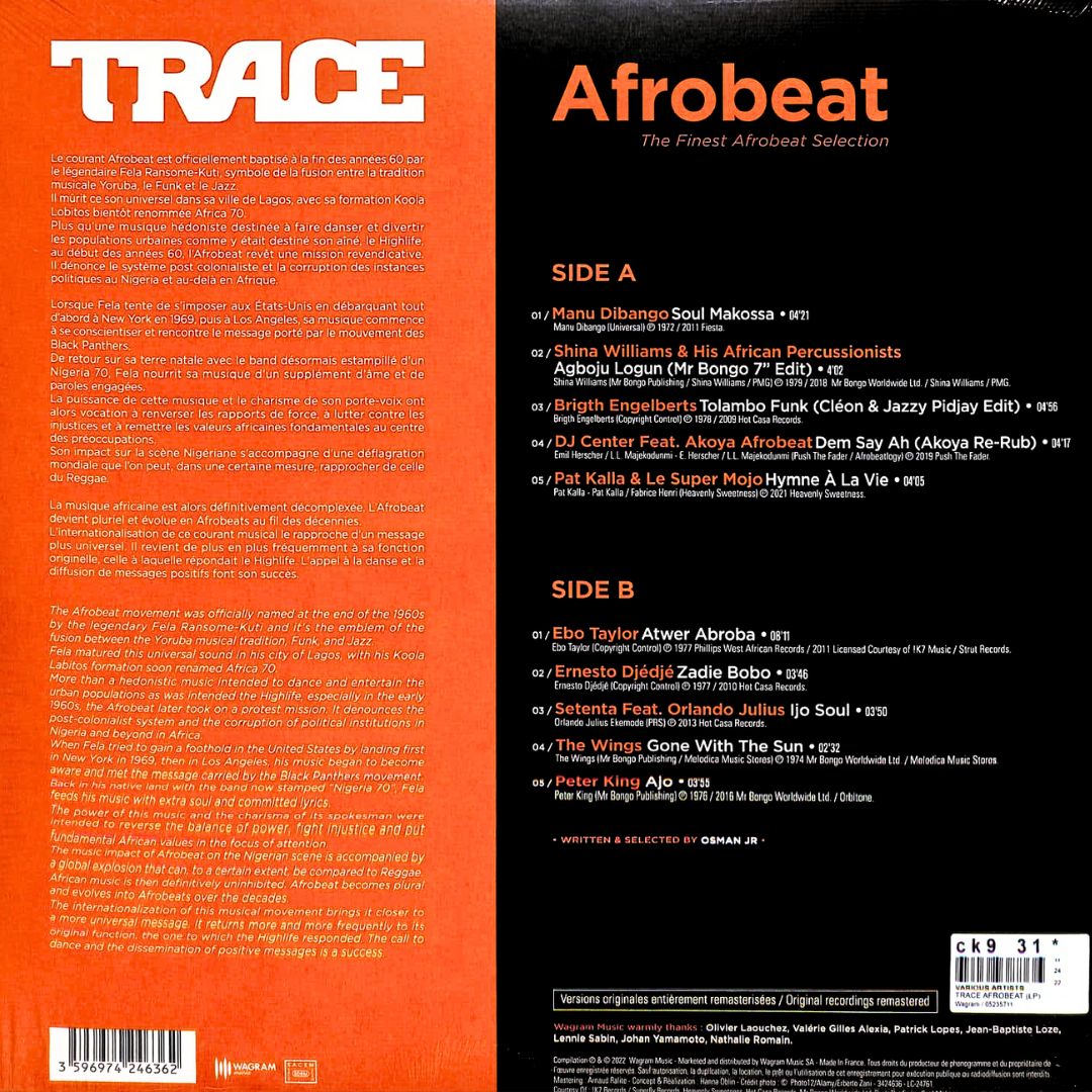 Various - Trace Afrobeat - LP