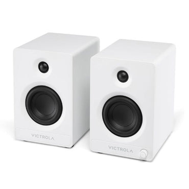 Victrola Tempo Bookshelf Speakers (VPS-400-WHT-INT)