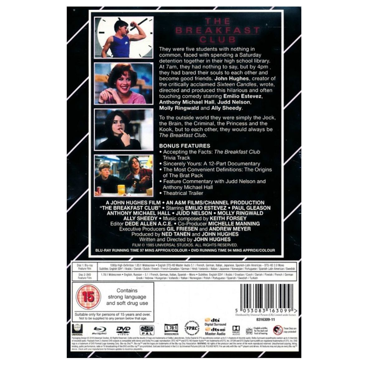 The Breakfast Club - Limited Edition VHS Collection DVD + Blu-ray
