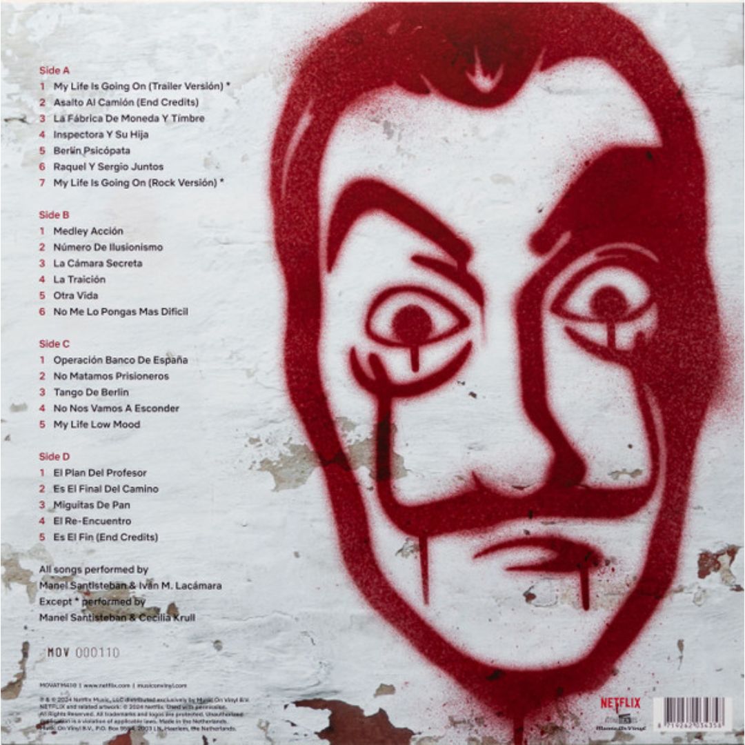 Various Artist - (OST) La Casa De Papel (Limited Edition Numbered & Clear Vinyl) - 2LP